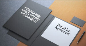 stock image of franchise agreement